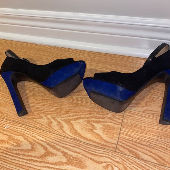 Zara Block Peep Toe Heels - Picture 4 of 5